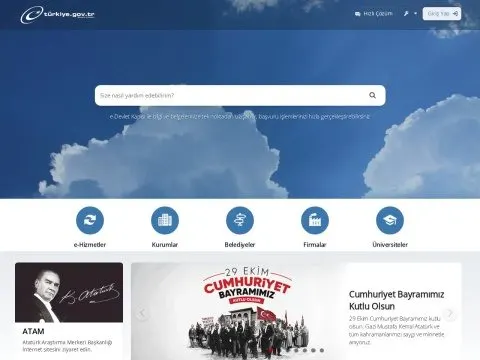 E-Devlet ekran görüntüsü