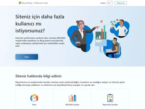 Bing Site Ekle ekran görüntüsü