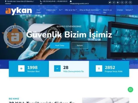 Aykan Güvenlik Sistemleri ekran görüntüsü